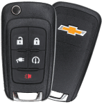2011-2015 Chevrolet Volt / 5-Button Flip Key w/ Plug-In / PN: 22923862 / OHT05918179 / PEPS (OEM)