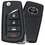 2018-2022 Toyota Camry / 4-Button Flip Key / PN: 89070-06790 / HYQ12BFB / H Chip (OEM Refurbished)