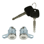 1995-2004 Toyota Tacoma Door Lock Cylinder Set Kit with Keys Front Pair (K&S)