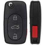 1998-2002 Volkswagen 4-Button Flip Key Fob FCC HLO1J0959753F Part number NBG8137T HLO1J0959753T HLO 1J0 959 753F HLO 1J0 959 753T (AFTERMARKET)