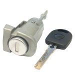 1998-2006 Volkswagen Audi HU66 LH Driver Door Lock Cylinder Coded (K&S)