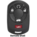 2005-2007 Cadillac STS 5 Button Keyless Entry Remote Shell For Fcc M3N65981403 Pn 15212382 (K&S)