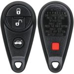 2006-2009 Subaru 4-Button Car Key Fob Keyless Entry Remote FCC NHVWB1U711 Part number 3495A-WB1U711 88036SC030 (AFTERMARKET)