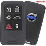 2007-2018 Volvo 6-Button Smart Key Fob FCC KR55WK49266 Part number 30659498 30659498-7 902 Mhz (OEM)