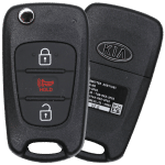 2010-2012 Kia Soul 3 Button Flip Key Fcc NYOSEKSAM11ATX  Pn 95430-2K250 (OEM)