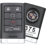 2010-2014 Cadillac SRX 5 Button Smart Key Proximity Fcc NBG009768T Pn 22865375 (OEM)