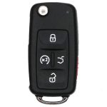 2011-2013 Volkswagen 5 Button Flip Key Fob FCC NBG010206T Part number 561837-202-D (AFTERMARKET)