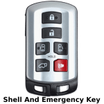 2011-2020 Toyota Sienna 6 Button Proximity Smart Key Shell For Fcc HYQ14ADR Pn 89904-08010