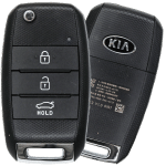 2012-2016 Kia Rio Pride 3 Button Flip Key Fcc RKE-4F13 Pn 95430-1W003 (OEM)