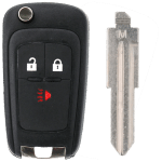 2013-2015 Chevrolet Spark 3 Button Peps Flip Key Fcc A2GM3AFUS03 Pn 95233524 (K&S)