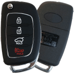 2013-2016 Hyudai Santa Fe Remote Flip Key Fcc TQ8-RKE-3F04 Pn 95430-4Z100 95430-4Z101