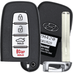 2013-2016 Hyundai Genesis 2 Door 4 Button Smart Key Fcc SY5RBFNA433 Pn 95440-2M420