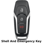 2013-2018 Ford 3 Button Proximity Smart Key Shell For Fcc M3N-A2C31243800 Pn 164-R8111 (K&S)