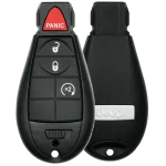 2014-2020 Jeep Cherokee Fobik Key 4 Button Remote Start Fcc GQ4-53T Pn 68105083 AG (OEM)