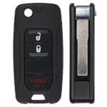 2015-2020 Jeep 3-Button Flip Key Fob FCC 2ADFTFI5AM433TX Part number 65YK41LXHAA 68296748AA 68296748 68385479CP (AFTERMARKET)