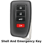 2015-2020 4 Button Lexus Proximity Smart Key Shell Fcc HYQ14FBA HYQ14FBB (K&S)