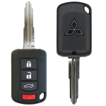 2016-2017 Mitsubishi Lancer 4 Button Remote Head Key Fcc OUCJ166N Pn 6370B945