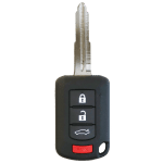 2016-2017 Mitsubishi Lancer 4 Button Remote Head Key Fcc OUCJ166N Pn 6370B945 (K&S)