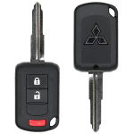 2016-2020 Mitsubishi Mirage 3 Button Remote Head Key Fcc OUCJ166N Pn 6370B904