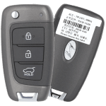 2018-2019 Hyundai Santa Fe 3 Button Flip Key Fcc TQ8-RKE-4F39 Pn 95430-S1200 (OEM)
