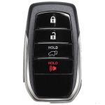 2018-2019 Toyota 4-Button Smart Key Fob FCC HYQ14FBA (AG Board 2110) Part number 89904-0E120 89904-60M80 (AFTERMARKET)