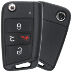 2018-2020 Volkswagen 4 Button Remote Flip Key without Comfort Access Fcc NBGFS12A01 MQB Pn 5G6 959 752 AC