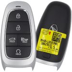 2019-2023 Hyundai 5-Button Smart Key Fob FCC TQ8-F08-4F27 Part number 95440-L1010 (OEM)