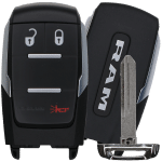 2019-2021 Ram Pickup  2500 3500 4500 5500 Heavy Duty Smart Key 3 Button Fcc GQ4-76T Pn 68365299AC