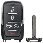 2019-2024 Dodge RAM 5-Button Smart Key Fob FCC OHT-4882056 Part number 68291690AD (AFTERMARKET)