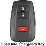 2019-2021 Toyota Highlander Avalon RAV4 3 Button Smart Key Shell (K&S)