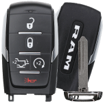 2019-2024 Dodge RAM 5-Button Smart Key Fob FCC OHT-4882056 Part number 68442909AB (OEM)