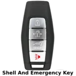 2021-2022 Mitsubishi Outlander 4 Button Smart Key SHELL (K&S)