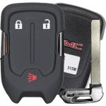 2021 GMC Terrain 3 Button Smart Key Fob FCC HYQ1AS Part number 13522897 13547799 (OEM)