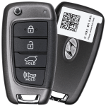 2022-2023 Hyundai Tucson 4 Button Remote Flip Key Fcc NYOMBEC4TX2004 95430-BX010 (OEM)