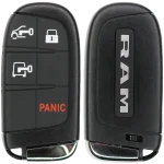 2022-2023 Ram 4-Button Smart Key Fob FCC M3N-40821302 Part number 60977653 7FF24LXHAB (OEM)
