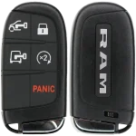 2022-2024 RAM 5-Button Smart Key Fob FCC M3N-40821302 M3N40821302 Part number 7FF25LXHAB (OEM)