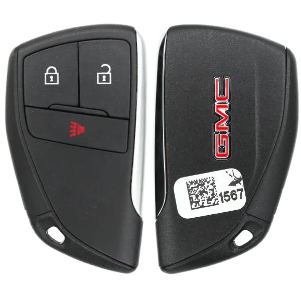 2022-2024 GMC Yukon Sierra 3 Button Smart Key Fob FCC YG0G21TB2 HUFGM2718 Part number 13548438 13560213 (OEM)