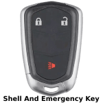 3 Button Cadillac Proximity Smart Key SHELL For Fcc HYQ2AB