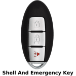 Nissan Infiniti 3 Button Proximity Smart Key Shell For Fcc KR55WK49622 KR55WK48903 (K&S)