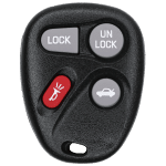 4 Button Keyless Entry Remote Fcc ABO0204T Pn 10246215
