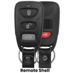 4 Button Kia Hyundai Keyless Entry Remote Shell (K&S)