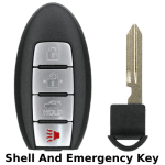 4 Button Nissan Smart Key Shell For Fcc CWTWBU735 (K&S)