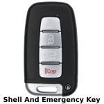 4 Button Smart Proximity Key Shell For Hyundai Kia HY22 (K&S)