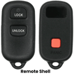 4 Button Toyota Keyless Entry Remote Shell For GQ43VT14T (K&S)