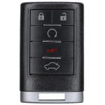 2008-2013 Cadillac 5-Button Remote Key Fob FCC OUC6000066 Part number 20998255 (AFTERMARKET)