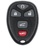 5 Button GM Keyless Entry Remote SHELL for OUC60270 And KOBGT04A