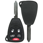 5 Button Remote Head Key For Chrysler Dodge Jeep Fcc OHT692427AA