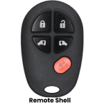 5 Button Toyota Keyless Entry Remote Shell For GQ43VT20T Pn 89742-AE030 (K&S)