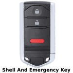 Acura 3 Button Smart Key SHELL For Fcc KR5434760