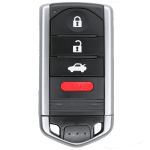 2009-2014 Acura 4-Button Smart Key Fob FCC M3N5WY8145 Part number 72147-TK4-A71 72147-TK4-A81 (AFTERMARKET)